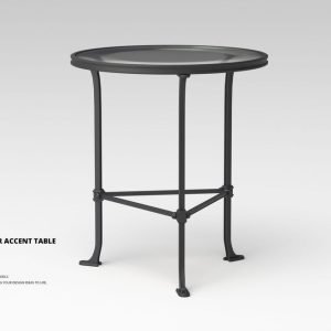 Metal & Mirror Accent Table 3D Model