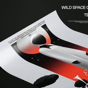 Space Exhibition Poster Template
